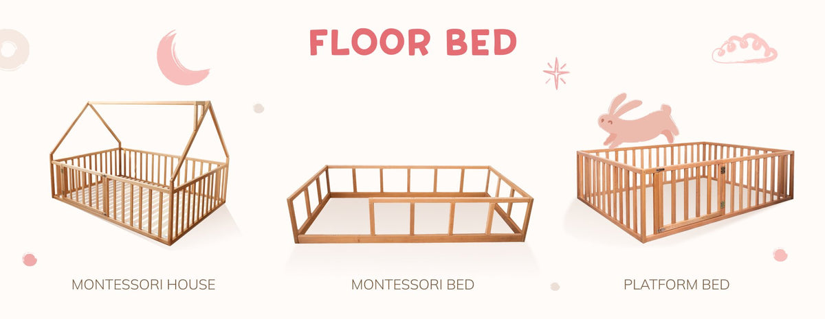Toddler Floor Bed  Montessori Floor Bed –