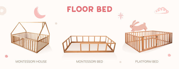 Montessori Toddler Floor Bed