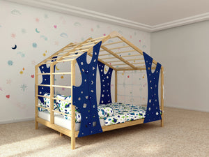 Indoor Monkey Gym Adventure Bed - Montessori Climber with Legs and Slats