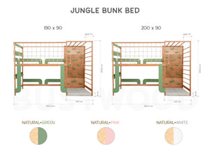 Indoor Jungle Gym – Jungle Gym Bunk Bed for Kids (Jungle Bed)
