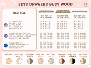 Functional Under-Bed Storage Drawers