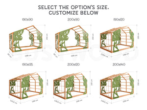 Forest Gym Bed – Floor Climbing Bed for Kids