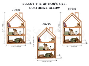 Children House for books 7 Colors