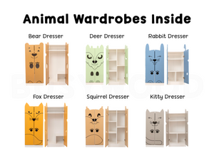 Animal Toddler Kids Wardrobe