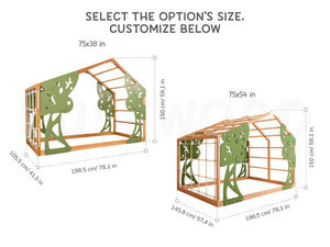 Forest Gym Bed – Floor Climbing Bed for Kids
