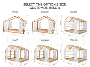 Montessori Climbing Playhouse Present Monkey Bed