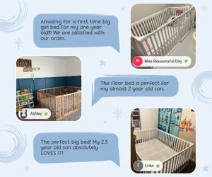 Platform Playpen Bed with extended rail (Model 6.3/20)