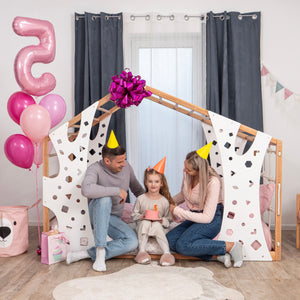 Montessori Climbing Playhouse Present Monkey Bed