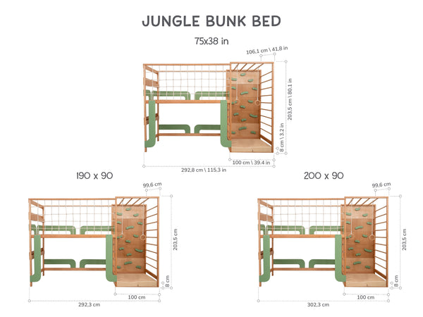 Montessori Jungle Climber Bed