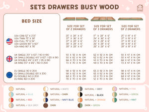 Functional Under-Bed Storage Drawers