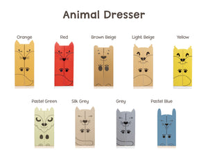 Montessori Dresser for Children Animal Design