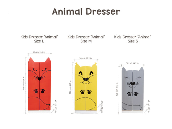 Montessori Dresser for Children Animal Design, фото 11