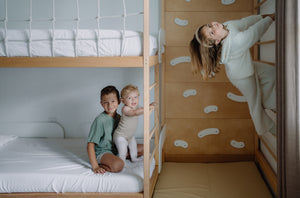 Twin Over Twin Bunk Beds – Bunk Beds for Kids’ Rooms (Jungle Bed)