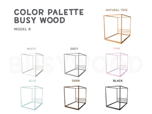 Floor bed frame Full and Queen Teen bed (Model 8)