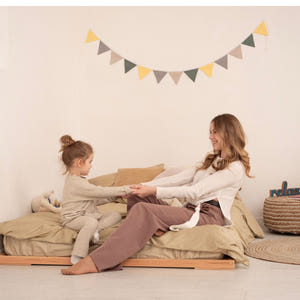 Twin Bed – Low Bed Frame for Safe and Easy Access (Zen Low Profile Bed)