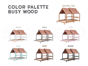 Rolling Rooftop Montessori Bed