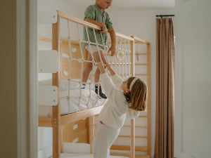 Twin Over Twin Bunk Beds – Front View