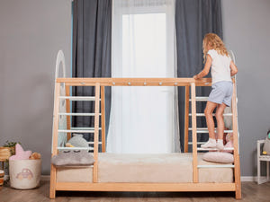 Montessori wood Gym Bed Wave