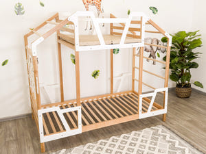 Toddler Tower Bed - Montessori Gym Bed - Play Tower Loft Bed