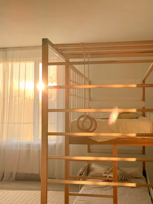 2 Twin Beds –Twin Bunk Bed for Indoor Play (Jungle Bed)