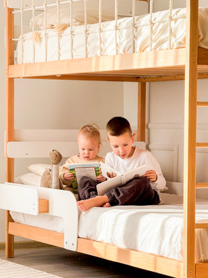 2 Twin Beds –Twin Bunk Bed for Indoor Play (Jungle Bed)