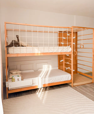 2 Twin Beds –Twin Bunk Bed for Indoor Play (Jungle Bed)