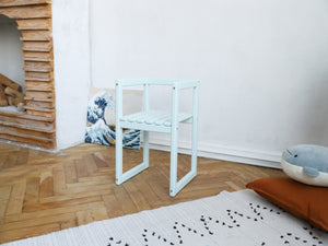 Montessori Wood Chair for Boy Room (Chair Cube)