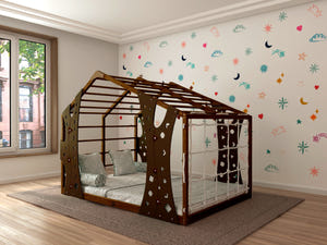 Montessori Gym Monkey Bed for Toddlers