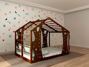 Montessori Gym Monkey Bed for Toddlers