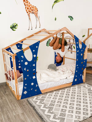 Montessori Christmas Gym Bed Monkey