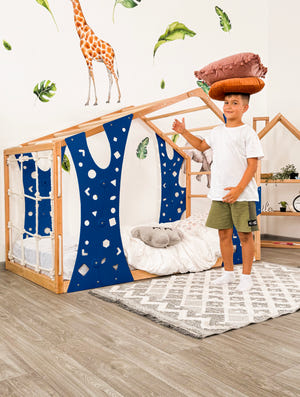 Montessori Christmas Gym Bed Monkey