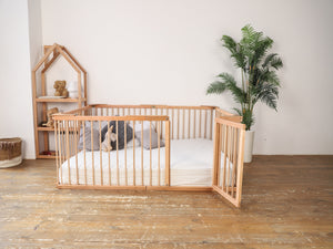 Playpen Bed for Toddler Transformable floor bed (Model 22)