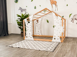 Doppel-Hochbett – Kreatives Doppeldesign zum Schlafen & Spielen (Affenhimmelbett)