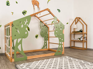 Forest Gym Bed – Floor Climbing Bed for Kids