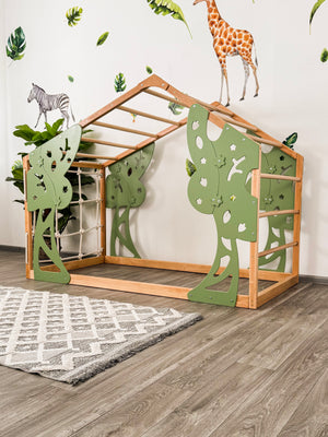Forest Gym Bed – Floor Climbing Bed for Kids