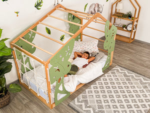Forest Gym Bed – Floor Climbing Bed for Kids