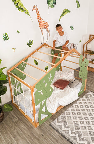 Forest Gym Bed – Floor Climbing Bed for Kids