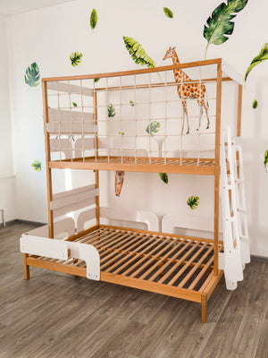 Twin Over Full Bunk Bed with Stairs - Space-Saving Bunk Beds (Ursa Major Bed)