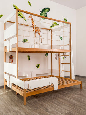 Twin Over Full Bunk Bed with Stairs - Space-Saving Bunk Beds (Ursa Major Bed)