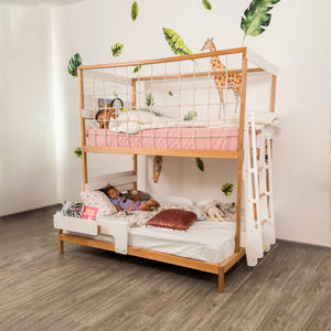 Twin Over Full Bunk Bed with Stairs - Space-Saving Bunk Beds (Ursa Major Bed)
