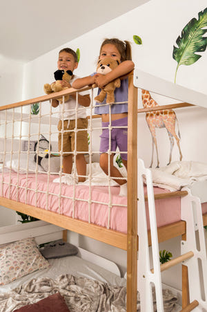 Twin Over Full Bunk Bed with Stairs - Space-Saving Bunk Beds (Ursa Major Bed)