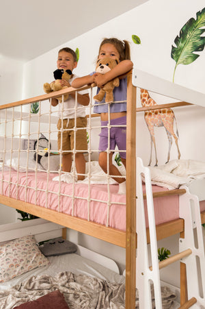 Twin Over Full Bunk Bed with Stairs - Space-Saving Bunk Beds (Ursa Major Bed)