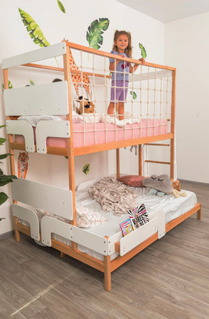 Twin Over Full Bunk Bed with Stairs - Space-Saving Bunk Beds (Ursa Major Bed)