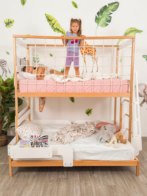 Twin Over Full Bunk Bed with Stairs - Space-Saving Bunk Beds (Ursa Major Bed)