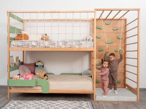 Indoor Playground - Kids’ Bed with Indoor Adventure Space (Jungle Bed)
