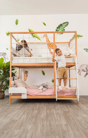 Toddler Twin Bunk Bed - Montessori Gym Bed - Twin Over Twin Bunk Bed (Ursa Minor Bed), photo 1