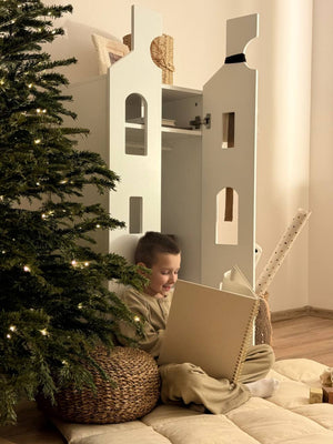 Montessori Wardrobe by Busywood - Kids House Dresser City