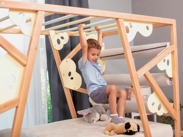 Montessori wood Gym Bed Lemur