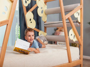 Montessori wood Gym Bed Lemur