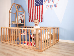 Montessori playpen for kids Platform bed (Model 6.2/19)